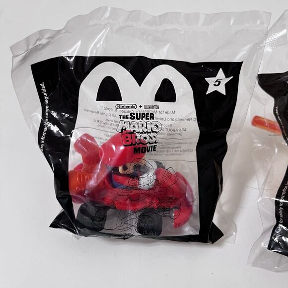 McDonald's The Super Mario Bros Movie Happy Meal Toys #7 Bowser #5 Mario Kart - Picture 2 of 8